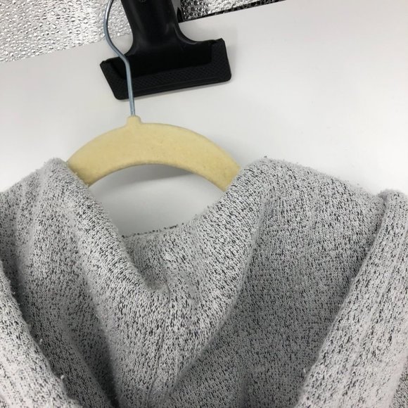 Hoodie heathered grey lightweight full zip hoodie - Picture 11 of 14